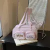 Bolso de Hombro Grande de Capacidad, Retro Personalizado de Nicho para el Trabajo y el Viaje Diario para Mujer, Bolso de Hombro Casual de Moda Ligero con Cuadros Modernos