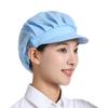 Gorra de Trabajo Octagonal con Visera para Taller de Fábrica de Alimentos Transpirable a Prueba de Polvo y Aceite Gorra Baotou Malla Completa para el Cabello