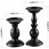 Candelabro americano, vela para cena a la luz de las velas, copa para velas, decoración de ambiente, candelabro de hierro negro, artesanías, adornos, fabricantes, suministro