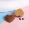 Parche de Corazón de Felpa Flockada de 14 mm para DIY Pasador Funda de Teléfono Móvil Imán de Refrigerador Hebilla de Zapato Accesorios para el Cabello Accesorios