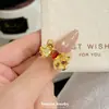 Anillo de Moño Rojo y Verde Zirconia, Estilo Palacio Deslumbrante, Lujo Ligero, Artesanía Exquisita, Versátil, Alto Valor Estético, Realza el Tono de Piel, Anillo de Estilo Vintage