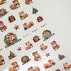 Al por mayor En stock Nuevas Pegatinas para Uñas Ins de Alta Calidad Estampadas Dibujos Animados Ardilla Linda Pequeña Pegatinas para Uñas para Diarios
