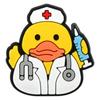 Patito Amarillo Lindo de Goma Suave de PVC Hebilla Decorativa Desmontable para Zuecos, Dijes para Zapatos, Accesorios de Bricolaje Transfronterizos en Stock