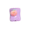 Acrílico Cuadrado Dulces de Fruta Cuentas Sueltas Cuentas con Agujero Cadena para Teléfono Móvil Llavero Collar Accesorios para Joyería DIY Venta al por Mayor