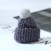 Directo de fábrica sombrero de lana tejido coreano accesorios decorativos de pompón de lana hechos a mano mini sombrero de Navidad al por mayor