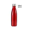 Botella de cola de boca pequeña de acero inoxidable 304 de doble capa Taza americana de bolos con aislamiento al vacío Botella de agua deportiva portátil para ciclismo