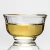 Xícara de Porcelana Branca para Chá Kung Fu, Xícara Pessoal para Degustação de Chá, Tigela de Chá, Xícara Individual de Cerâmica Pintada à Mão Azul e Branca para Mestre, Xícara de Vidro para Pu'Er