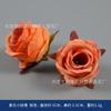 Flor Artificial Naranja Flor de Seda Arreglo Floral de Boda Adornos Sombrero de Graduación Tocado Colgante Decoración Estilo Antiguo Halloween