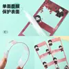 Marcador de Página de PVC/PET/Acrílico Personalizado DIY Ecológico Tarjeta Pequeña Impresión UV Multicolor Doble Cara Tarjeta Transparente Personalización