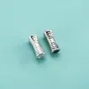 Cuentas de Barril de Plata de Ley S925 con Patrón de Círculo, Cuentas Espaciadoras para Manualidades, Pulseras Tejidas, Pulseras de Cristal, Collares, Cuentas Sueltas, Accesorios Hechos a Mano para DIY