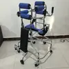 Suporte de Parada para Crianças e Adultos Andador de Aço Inoxidável Andador de Treinamento para Membros Inferiores em Hemiplegia Estrutura de Parada para Exercício de Reabilitação