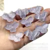 Colgante Mariposa Ojo de Gato Piedra Semipreciosa Transparente Hielo Tallado Colgante Ojo de Gato Accesorios para Joyería DIY Colgante Fresco de Color Claro