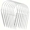 Agujas de Tejer Circulares de Acero Inoxidable para Tejer Infantil, Comercio Exterior, Transfronterizo, 2 mm - 7 mm