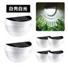 Lámpara solar para valla transfronteriza de Amazon, lámpara de escalera semicircular de 6 LED, lámpara de pared para jardín, lámpara de pared para patio