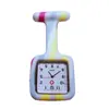Fabricante de Shenzhen 2234 Reloj de Silicona Universal Estampado Cuadrado para Enfermeros Hombres y Mujeres, Reloj de Pecho para Examen de Estudiantes, Modelo Moderno Estilo Coreano
