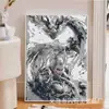 Prodigio Nezha Causa Revuelo en el Mar Pintura al Óleo Digital DIY Pintado a Mano Coloreado Pintura Acrílica Animación Pintura Decorativa Fabricante Mayorista