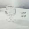 Estilo Ins Vidro Retrô Vintage Xícara de Café Xícara de Água Xícara para Bebidas Sucos Sobremesas Xícara de Licor Copo para Bebidas Geladas Copo para Coquetéis