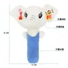 Bbsky cocodrilo burro mono sonajero de mano para bebé palo BB juguete para bebé 0.055