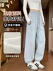Pantalones de chándal negros para mujer, primavera, otoño, invierno 2026, nuevos, para personas de baja estatura, pierna cónica, adelgazantes, con forro de terciopelo, ropa exterior, joggers casuales