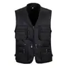 Chaleco Multibolsillos en Stock de Fábrica Primavera y Otoño para Hombre Exterior Pesca Fotografía Ocio Tres Amigos Chaleco Nuevo