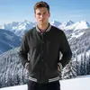 TK Comércio Exterior Outono/Inverno Gola Alta Americana Jaqueta de Baseball Calça Comprida Jaqueta Casual de Lã Fina Terno Esportivo Solto Masculino
