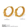 Brincos Ins-Style Europeus e Americanos em Formato de Estrela e Flor com Múltiplos Designs Cravejados de Diamante, Aço Inoxidável Banhado a Ouro 18K, Pequenos Brincos Exquisitos e Delicados