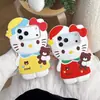 Funda Popular Linda Oso Gato Kt para Teléfono Adecuada para Apple 17Promax Iphone16Plus Silicona 15/14P
