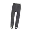 Leggings de invierno para niños de alta elasticidad, nuevo para otoño, con rayas verticales, protección catiónica en la cintura, ropa exterior elegante, con pies, venta al por mayor de fábrica