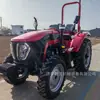 Trator agrícola de quatro rodas 804, eixo dianteiro selado, forte função de elevação e abaixamento, cultivador rotativo, arado duplo, trator de 100 cavalos