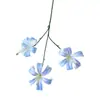 Nova Flor Artificial Lírio Selvagem de 3 Cabeças Flor Artificial Lírio Dourado Flor de Casamento Enfeites de Decoração para Casa Flor Artificial
