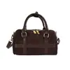 Otoño Invierno Retro Gamuza Bolso Boston Mujer 2026 Nuevo Pequeño Nicho Manual Redondo Barril Bolso para Viajes al Trabajo Hombro Único Cruzado
