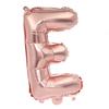 Decoração de Casamento de Aniversário Versão EUA Balão de Filme de Alumínio Carta 16 polegadas Letra A-Z Balão de Folha de Alumínio Ouro Rosa Atacado