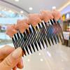 Artefacto para Quiebre de Cabello Infantil Peine para Cabello Acabado de Flequillo Horquilla de Flor Accesorios para el Cabello de Verano Parte Trasera de la Cabeza Horquilla para Cabello Femenino Tocado