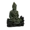 Tanque de Peces Feng Shui Paisajismo Serie de Estatuas de Buda Antiguo Zen Acuario Rocas Decorativas de Resina Estatua de Roca Adornos de Ensueño Set