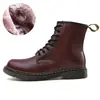 Botas Martin para Hombre Estilo Tooling Primavera Nuevas Botas Martin para Hombre Pareja Piel de Vaca de Dos Capas Talla Grande Estación Europea Zapatos de Hombre