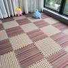 Alfombra Patchwork de Rayas de Espuma Alfombra de Piso Dormitorio Alfombra de Escalada Sala de Estar 2024 Nuevo Estilo Alfombra de Piso Alfombra para Habitación