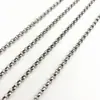 Venda Direta da Fábrica Corrente de Pérola Redonda de Aço Inoxidável 3mm Acessórios para Joias DIY Corrente de Colar Martelo O Cruzado Redondo Preço 1,0m