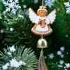 Homem de Gengibre de Natal Sino Pingente Papai Noel Pequeno Enfeite Decoração de Árvore de Natal Pingente de Decoração de Natal