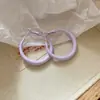 Brinco Argola Redondo Prata Agulha Dopamina Início da Primavera Ausente Estilo Celebridade da Internet Brincos Elegantes Brincos Simples para o Dia a Dia para Mulheres