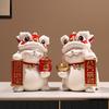 Adorno de Danza del León Beihanmei para el Año del Dragón, Decoración para Entrada de Sala de Estar, Mueble de TV, Regalo de Apertura de Reunión Anual Corporativa