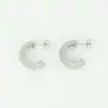 Aretes de Acero Inoxidable Joyería Europea y Americana Transfronteriza Aretes de Oro de 18K Electrochapado en Oro Real Aretes Versátiles Perla Cielo Estrellado