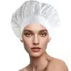 Amazon Transfronterizo Nuevo Sombrero de Ala Ancha de Alta Elasticidad para Mujer Gorro de Ducha de Salón de Belleza Europeo y Americano Sombrero de Poliéster para Cuidado del Cabello