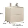 Mesa de cabeceira de madeira maciça estilo creme, armário organizador para maquiagem, mesa de cabeceira ultranarrow, criado-mudo para quarto, armário organizador para espaços pequenos