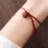 Cesta de Noz-Pecã Pêssego Selvagem Pulseira de Corda Colorida para o Festival do Barco-Dragão Tecida para Homens e Mulheres Casais, para Boa Sorte, Proteção e Bênçãos