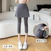 Pantalones Cortos Shark para Mujer Verano Delgados Bolsillo Culottes Deportivos Yoga Transpirables Talla Extra Ropa Exterior Leggings