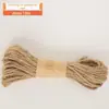 Corda de cânhamo corda de algodão feita à mão 5 m/10 m/20 m transfronteiriça nova etiqueta pendurada decorativa corda de pendurar acessórios têxteis vestuário