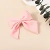 Accesorios Europeos y Americanos Nuevos para Niños de Color Puro para el Cabello Pinza de Moño para Niñas Pinza Todo Incluido Cola de Golondrina Linda para Bebé Stock Disponible