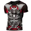 Camiseta Samurai Japonês Masculina Estilo Japonês Estampada Manga Curta Top Casual Retrô Camiseta Oversized Retrô Roupa Masculina
