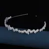 Diadema Retro con Incrustaciones de Diamantes Estilo Coreano para Mujer Aleación Cabello Fino Sentido de Alta Gama Celebridad de Internet Fresco Elegante Accesorios para el Cabello Dulce Belleza