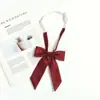 Estilo Japonés JK Corbata de Lazo Roja para Mujer Estilo Universitario Ropa con Lazo Accesorios Marinetwear Decoración de Camisa Flor en el Cuello de Mujer Moda